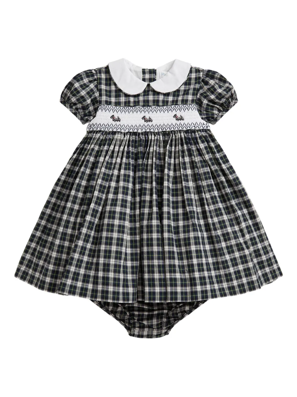 

Платье в клетку POLO RALPH LAUREN KIDS, белый
