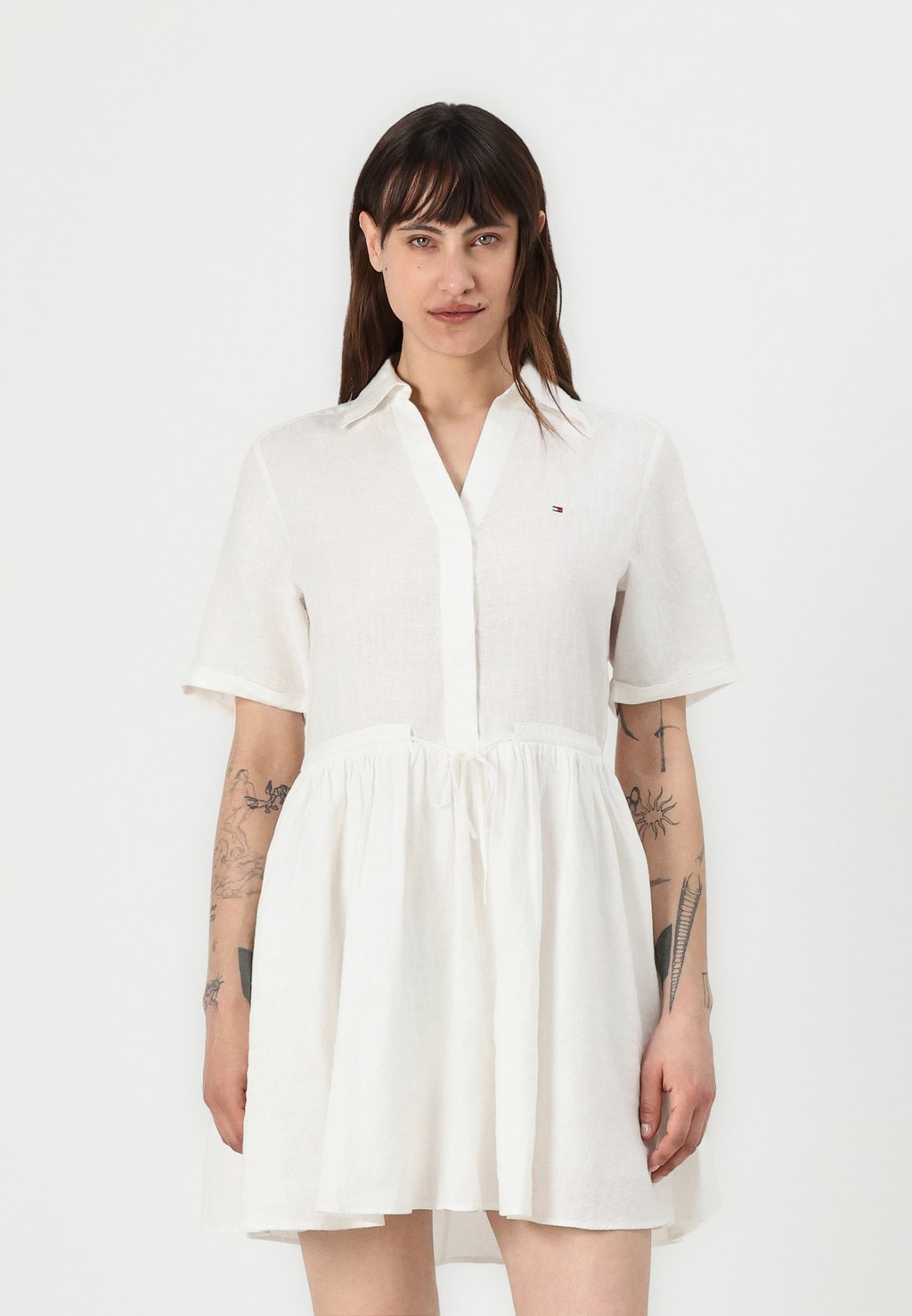 

Платье-рубашка SHORT DRESS Tommy Hilfiger, белый