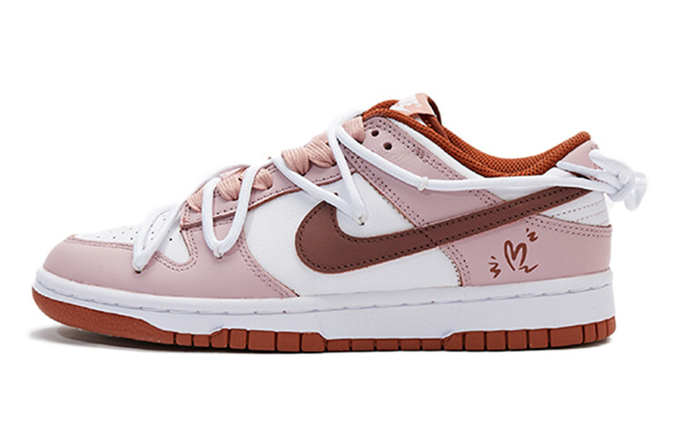 

Женские кроссовки для скейтбординга Nike Dunk, Pink white orange