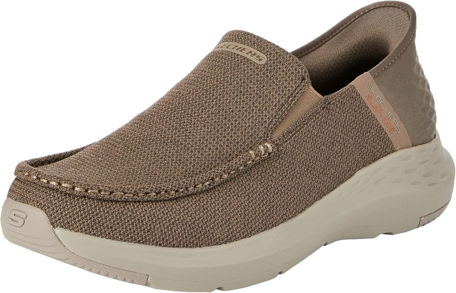 Мужские слипоны Skechers Parson-Ralven, Taupe Mesh
