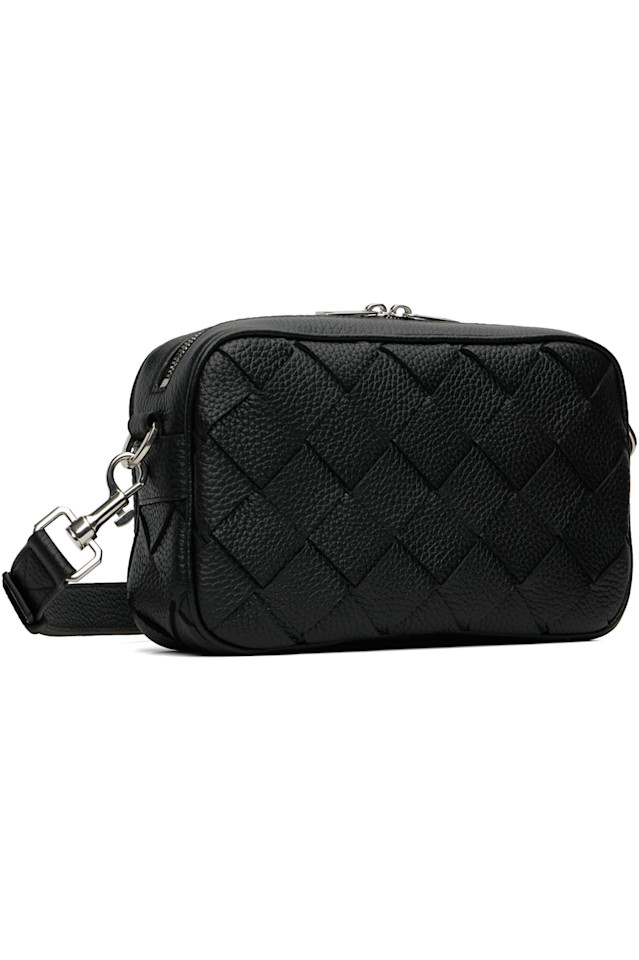 Небольшая сумка для фотоаппарата Intrecciato Bottega Veneta, черный — фото 2