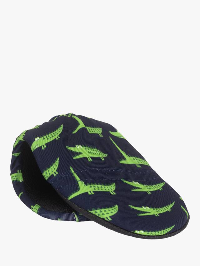 Непромокаемые пляжные тапочки Gator Soft Sole с противоскользящей подошвой Slipfree, Green — фото 3