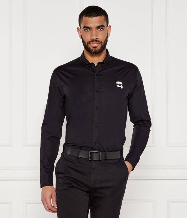 

Рубашка Casual fit Karl Lagerfeld, черный