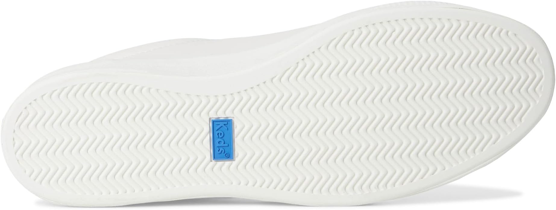 Кроссовки Keds Pursuit Lace-Up, цвет Snow White/Silver/Mauve Leather — фото 3