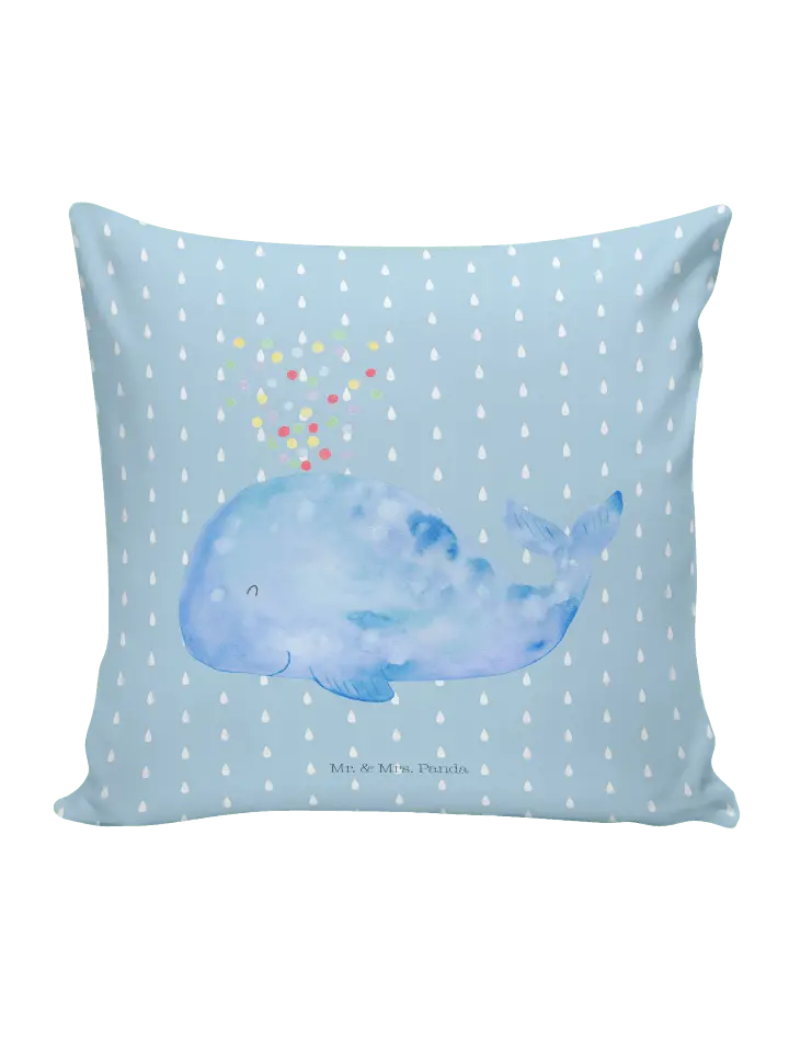 

Подушка Mr. & Mrs. Panda, цвет blau pastell