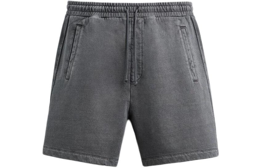 

Повседневные шорты мужские черные Zara, черный