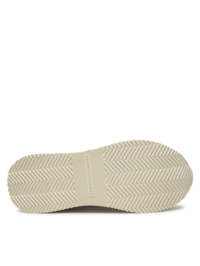 Кроссовки Tommy Hilfiger Lux Monogram Runner FW0FW08387, белый — фото 4