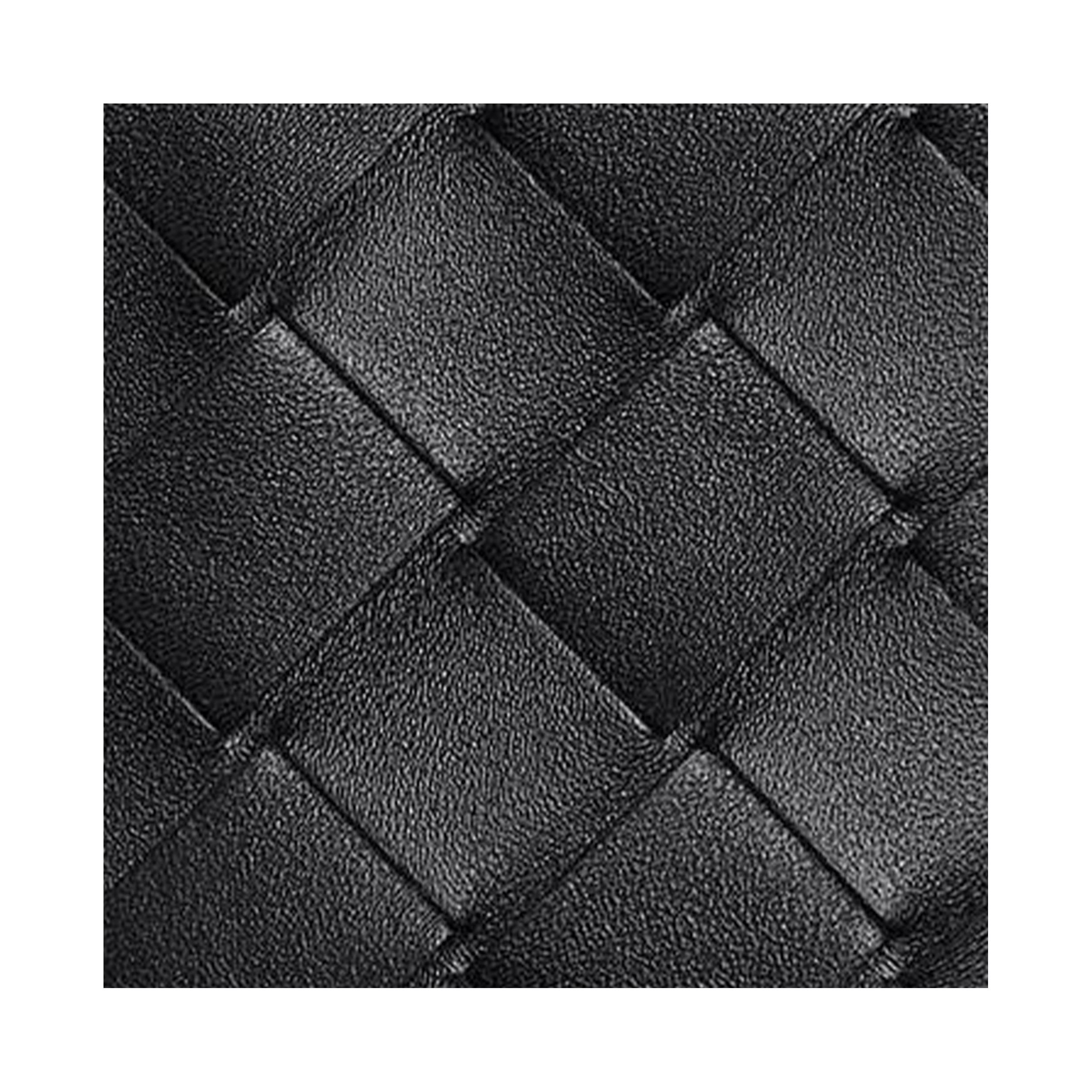 Bottega Veneta Маленький мужской бумажник из коровьей кожи black — фото 4
