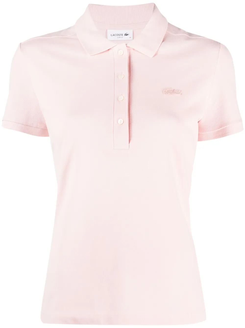 

Рубашка поло с логотипом Lacoste, розовый