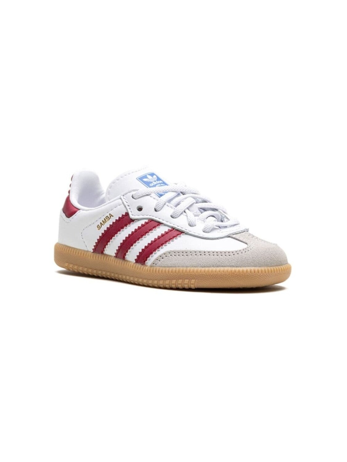 

Кроссовки Samba OG EL I Burgundy/Gum adidas Kids, белый