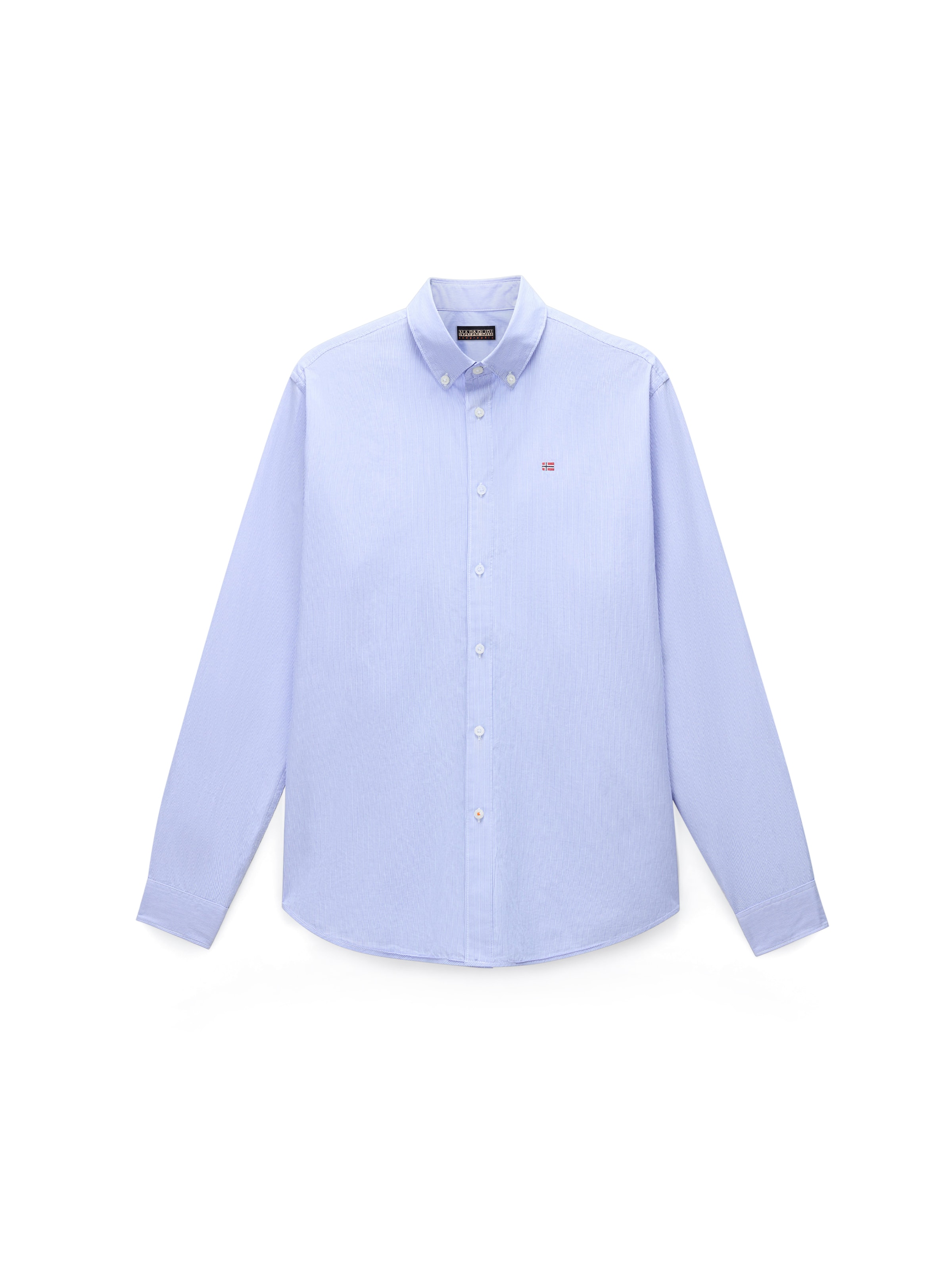 

NAPAPIJRI Рубашка на пуговицах 'G-TERRA LS' комфортного кроя в синем дениме, пастельно-голубая