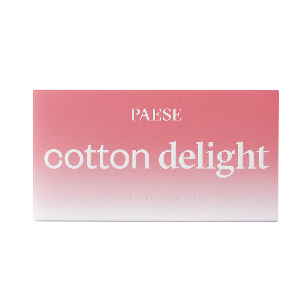 Paese, Cotton Delight Limited Edition, палетка для контуринга, оттенок 01 розовый, 9 г — фото 2