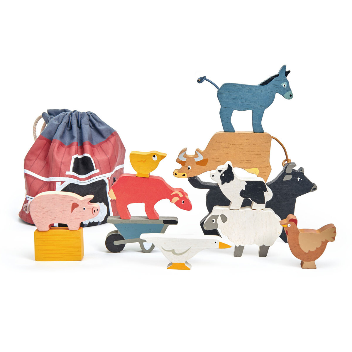 

Деревянные фигурки - животные на ферме, Tender Leaf Toys