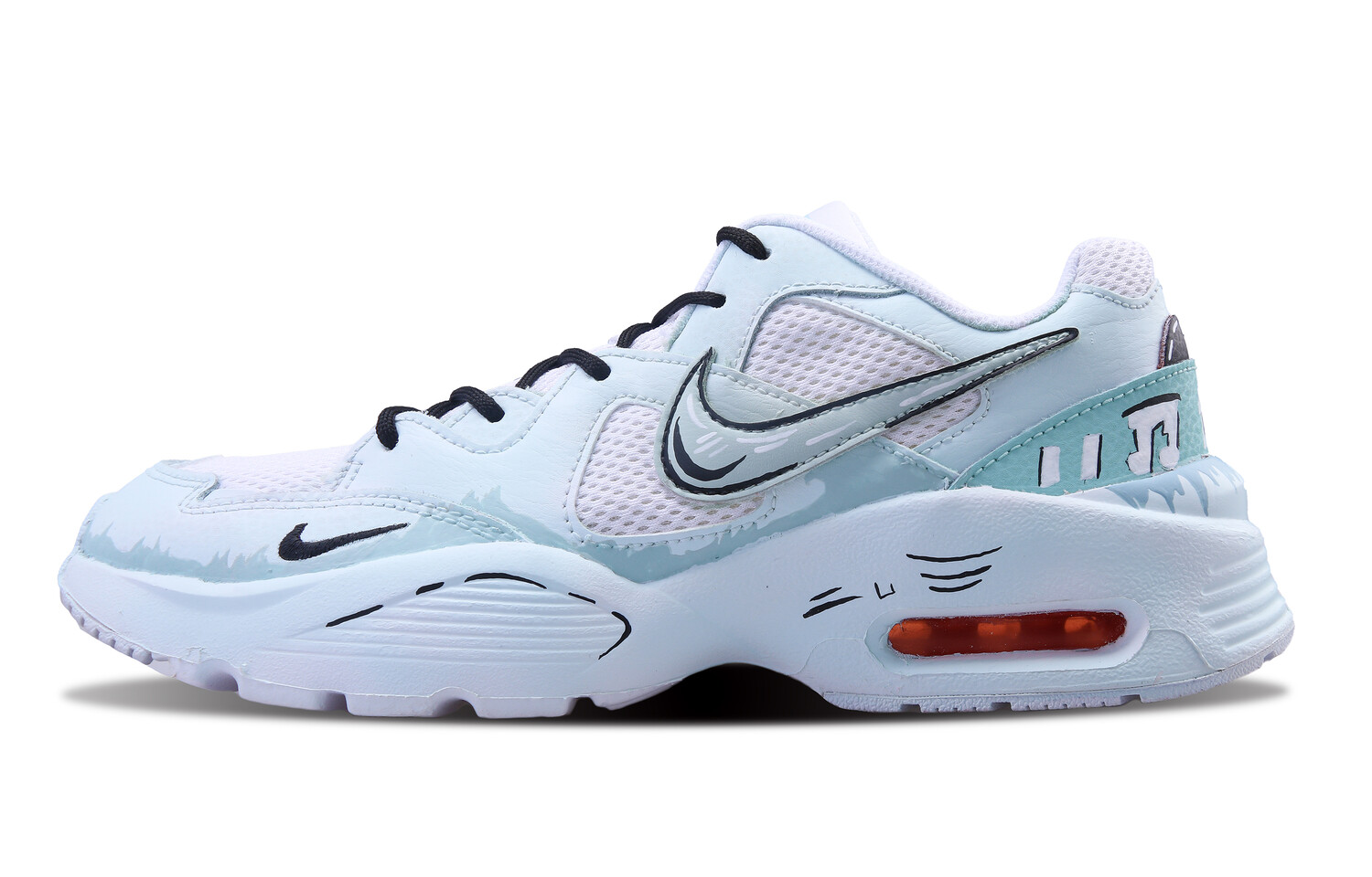 

Кроссовки Air Max Fusion женские с низким верхом, зеленые Nike