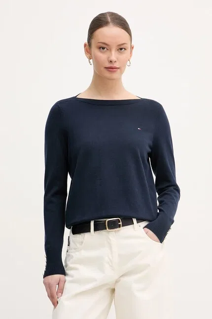 Свитер женский хлопковый Tommy Hilfiger, синий