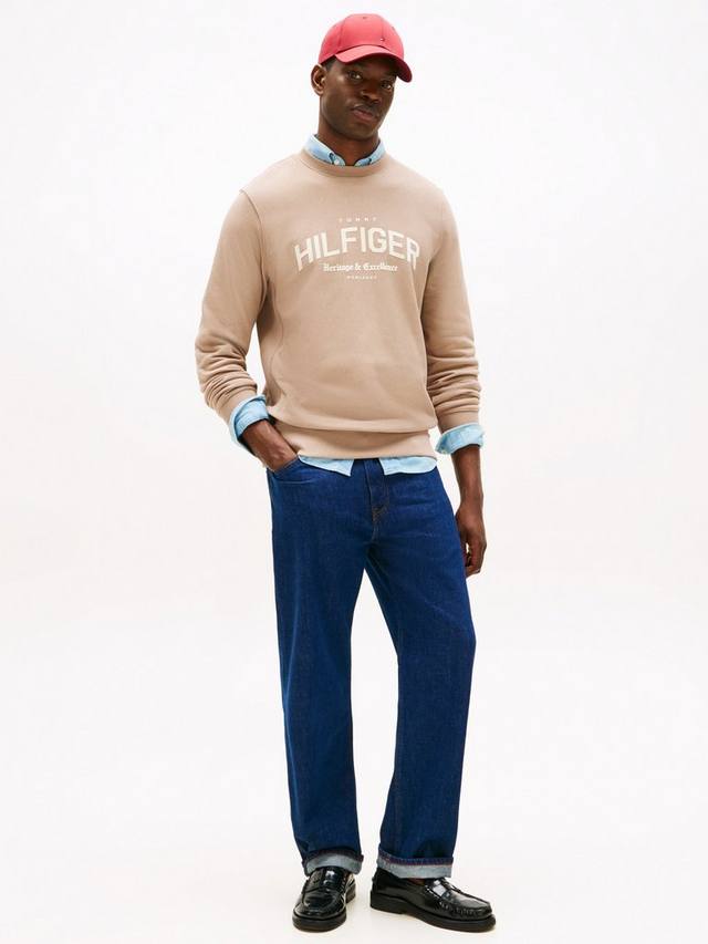 Футболка с арочным логотипом из хлопка Tommy Hilfiger — фото 3