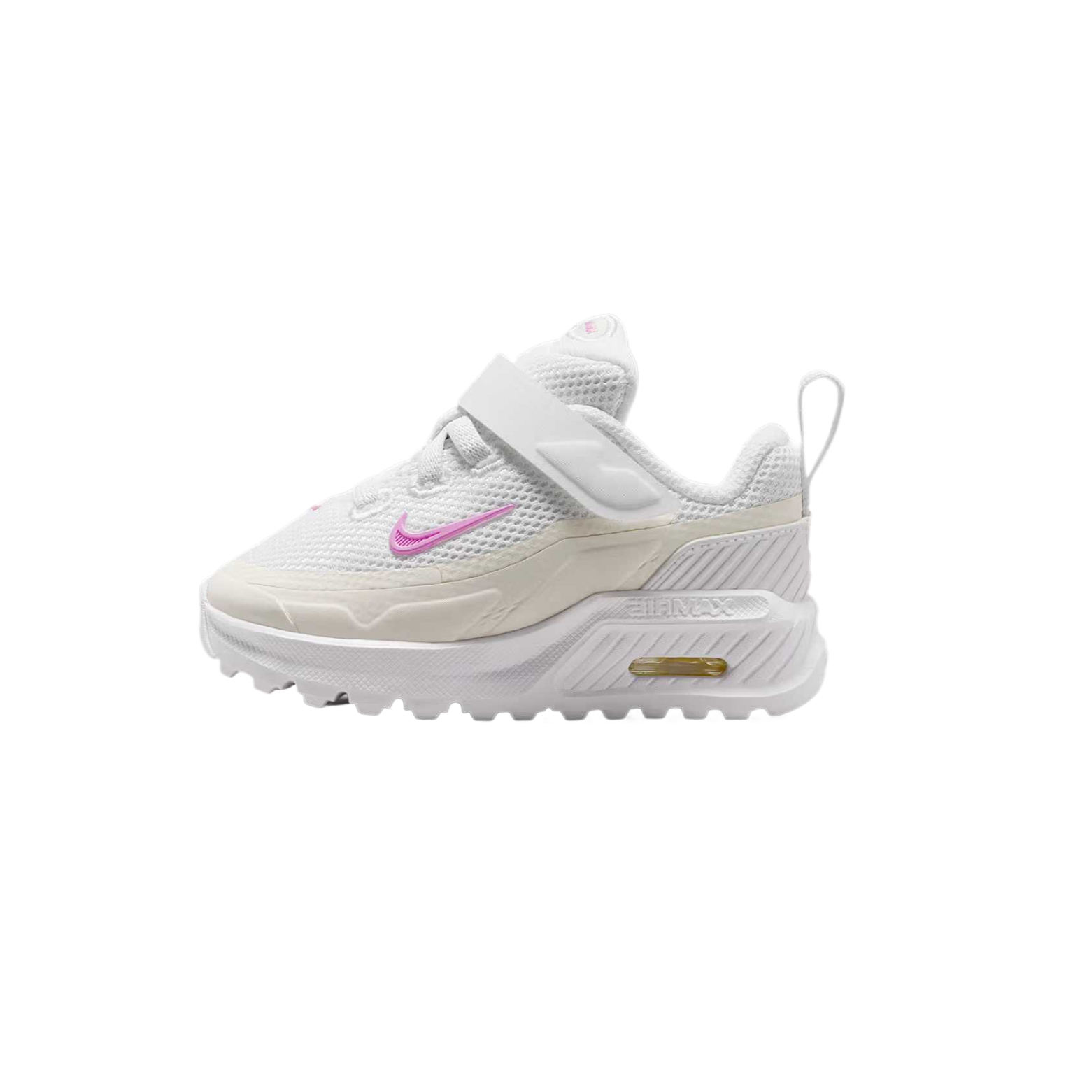 

Кроссовки Air Max BIA для малышей, текстиль и искусственная кожа, дышащие, с амортизацией, низкие Nike, белый/fir wood светло-синий серый/светло-розовый