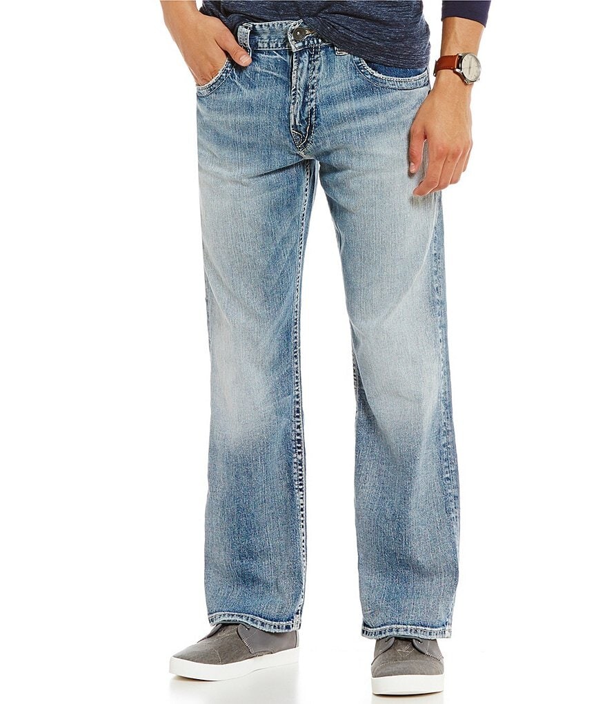 

Светлые джинсы свободного покроя Silver Jeans Co. Gordie, синий