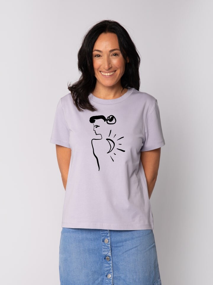 

Футболка wat Apparel T-Shirt Self love, цвет Lavender