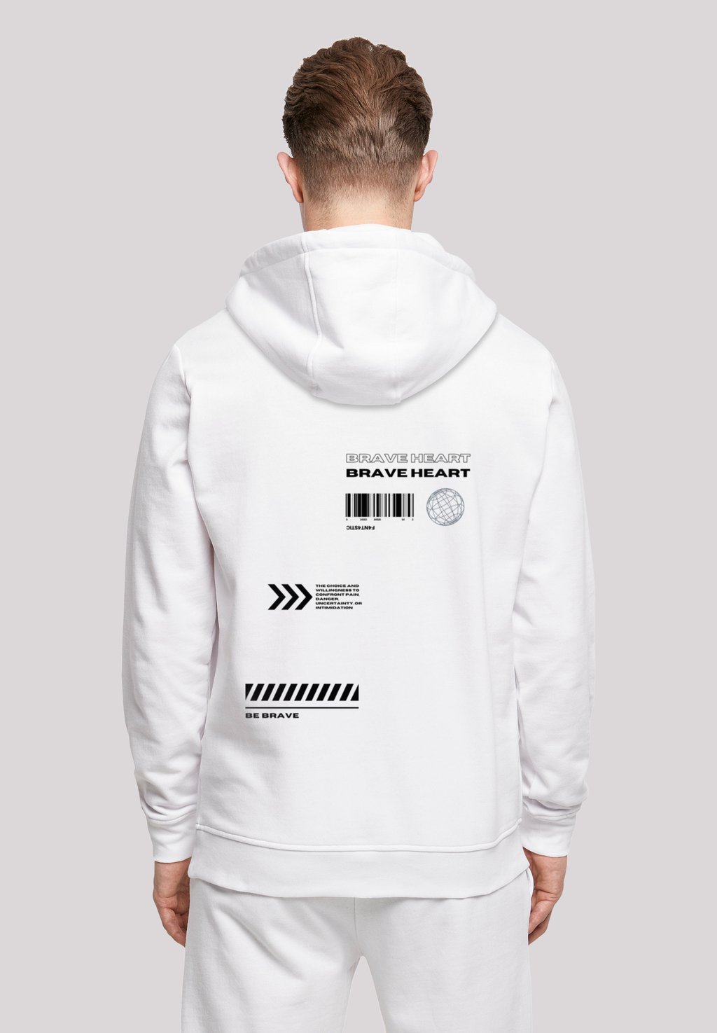 

Толстовка BRAVE HEART - Hoodie F4NT4STIC, белый
