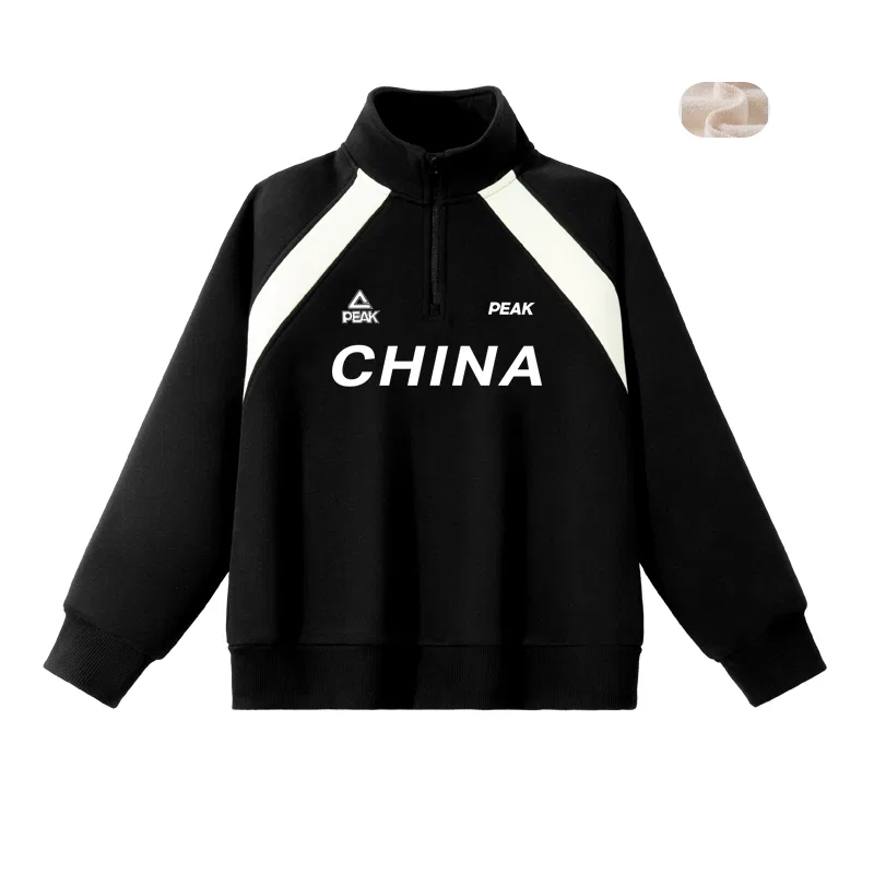 Свитшот уличный PEAK Black/PK China Text