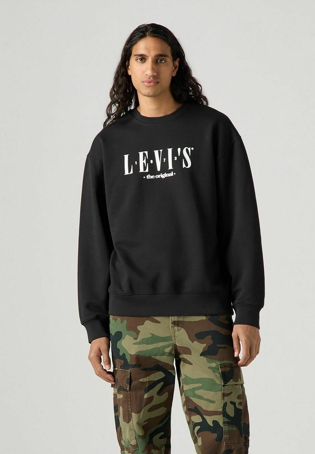 

Толстовка RELAXED GRAPHIC CREWNECK SWEATSHIRT Levi's, цвет Ssnl Bw Cacti Logo M