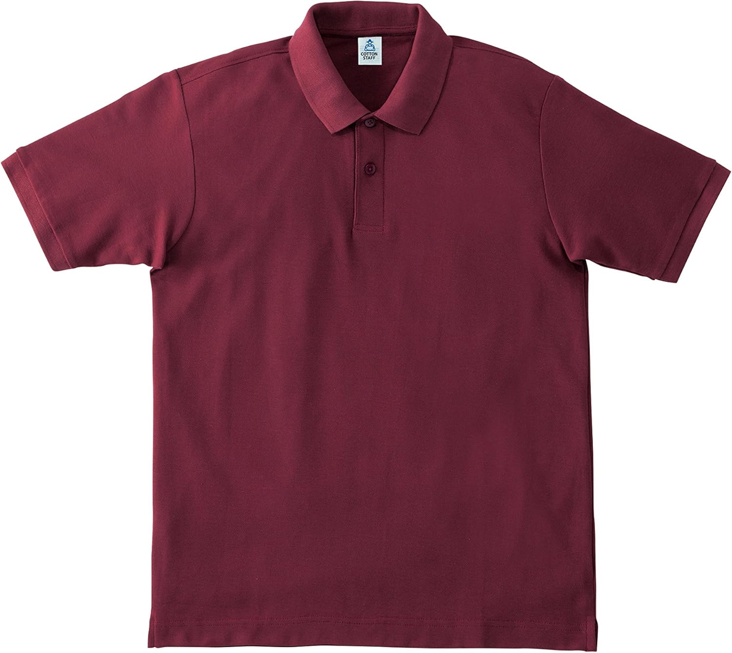 

Хлопковая поло-рубашка STAFF CVC Pique Dry MS3113 мужская Lifemax, красный/бордовый