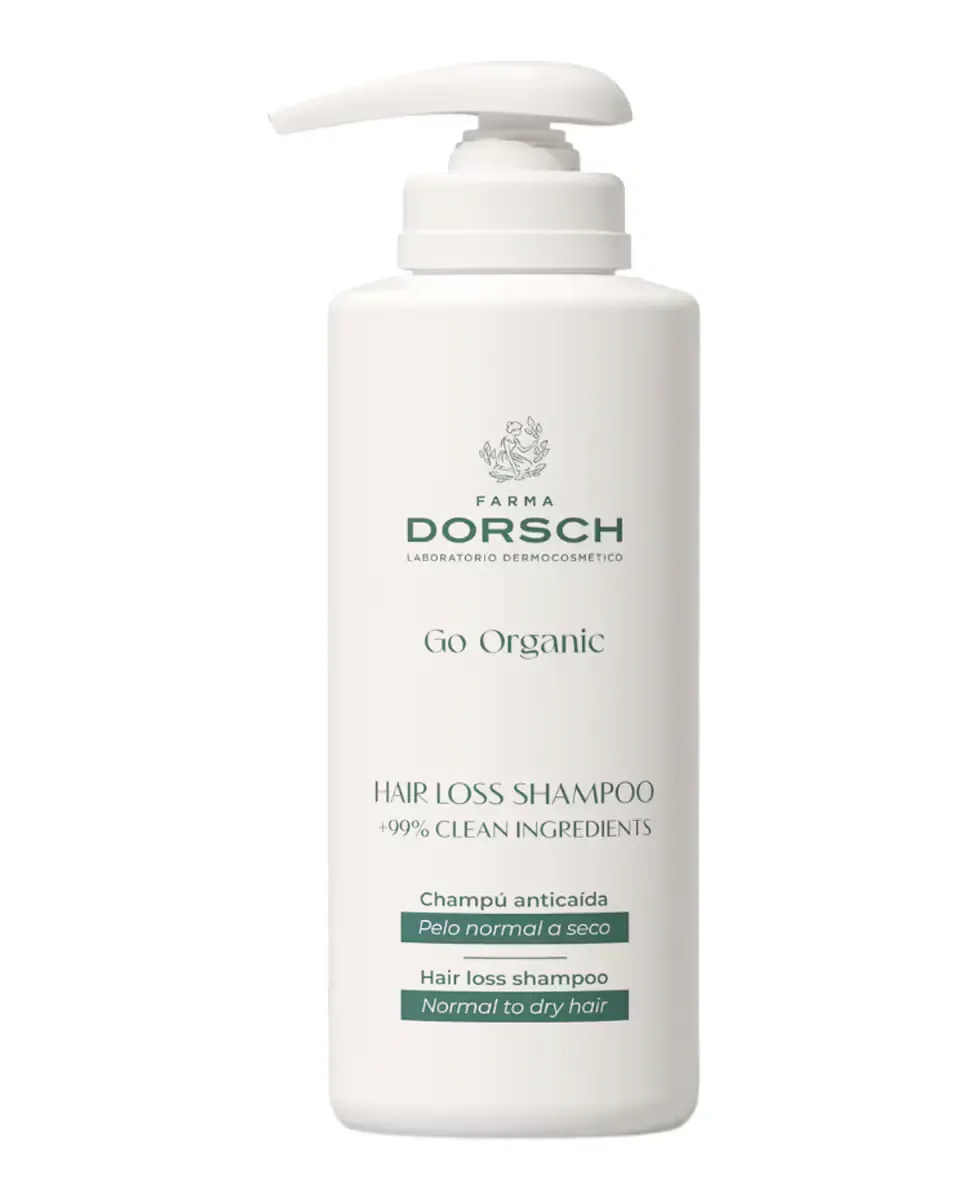 Шампунь против выпадения волос для нормальных/сухих волос Go Organic 500 мл Farma Dorsch