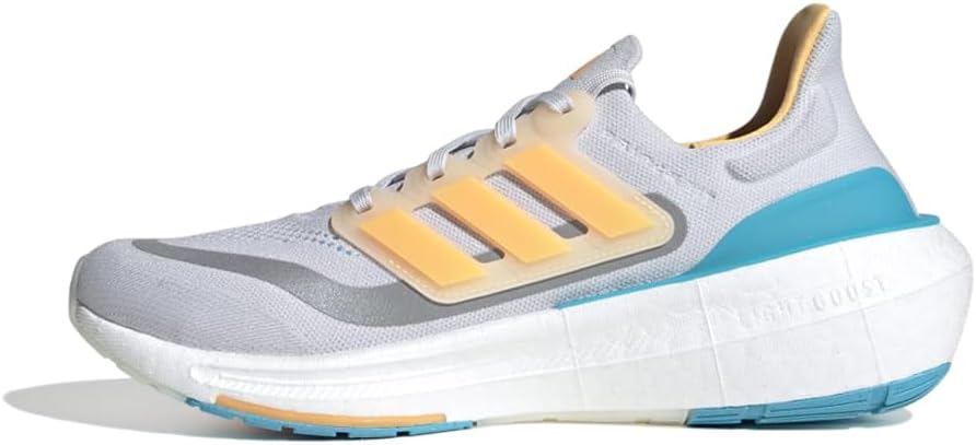 Мужские кроссовки для бега adidas Ultraboost Light, оранжевый/серый — фото 4