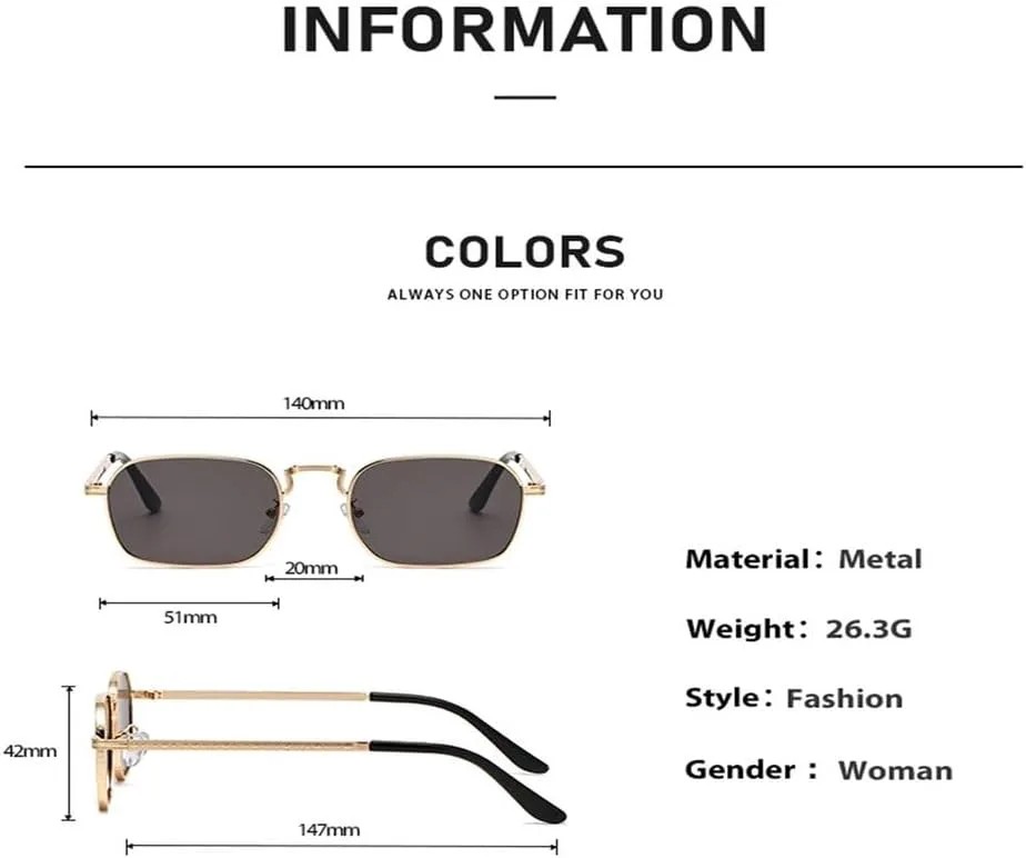 

Овальные металлические солнцезащитные очки, модные ретро-очки для мужчин и женщин, персонализированные очки с защитой от УФ-излучения UV400 LOVQZAOF, Golden Black