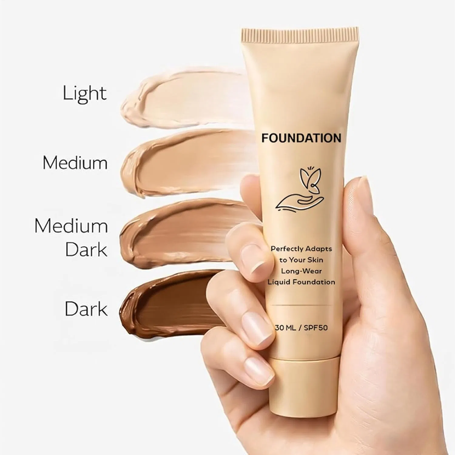 Тональный крем Luxe Colour Changing с изменением цвета Generic, 2 Pieces. — фото 2
