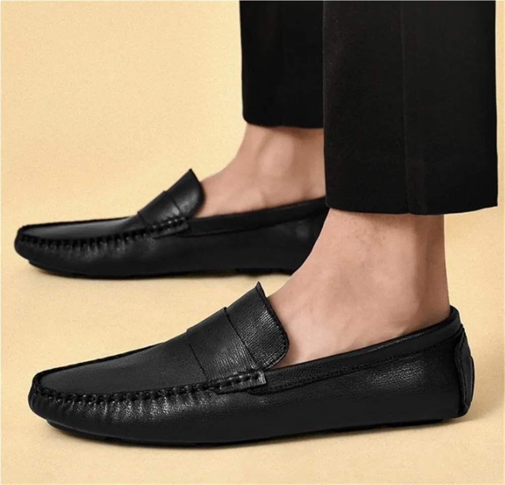 Мужские лоферы дышащие, Slip On, Black UOPYNE — фото 2