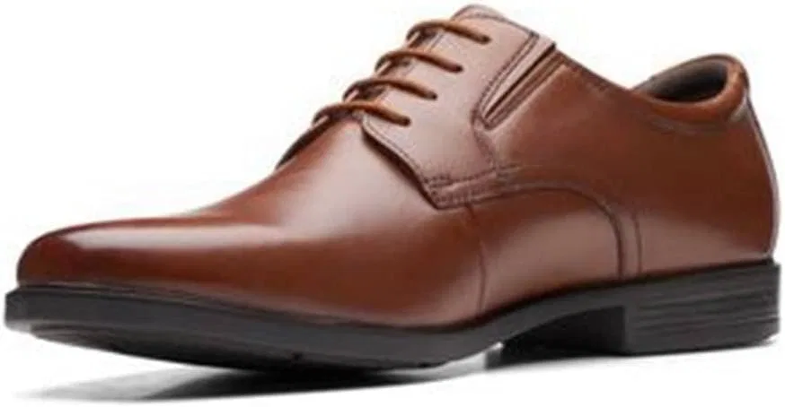Лоферы Clarks Mens Derby, Tan — фото 4