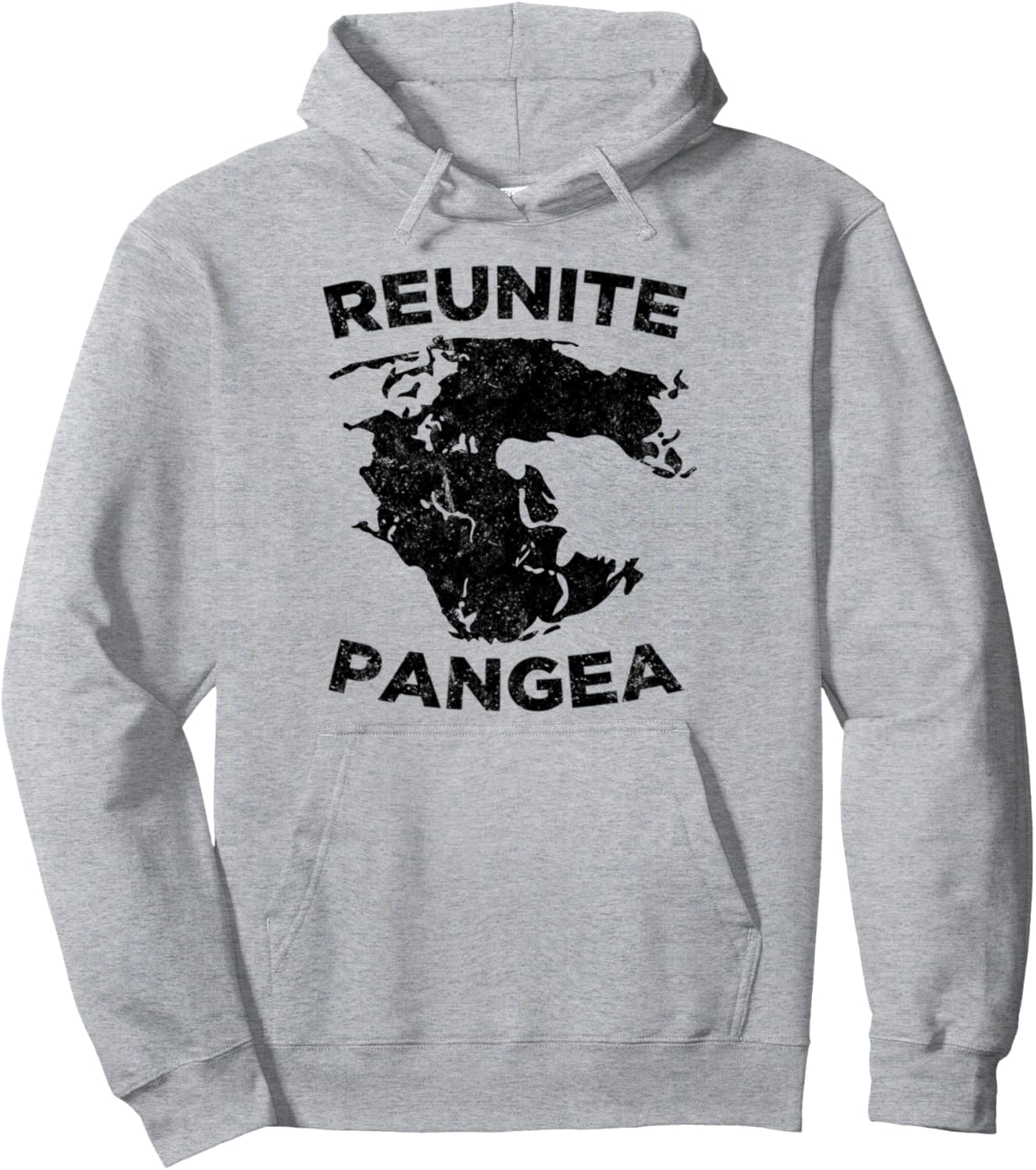 

Реконструированная Пангея. Забавная толстовка геолога George'S Geology Gift Store, серый