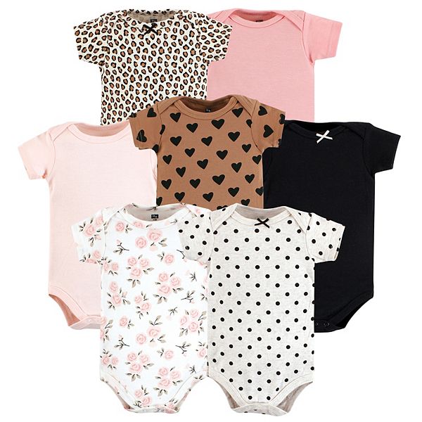 

Боди для девочки из хлопка, принт cinnamon pink Hudson Baby