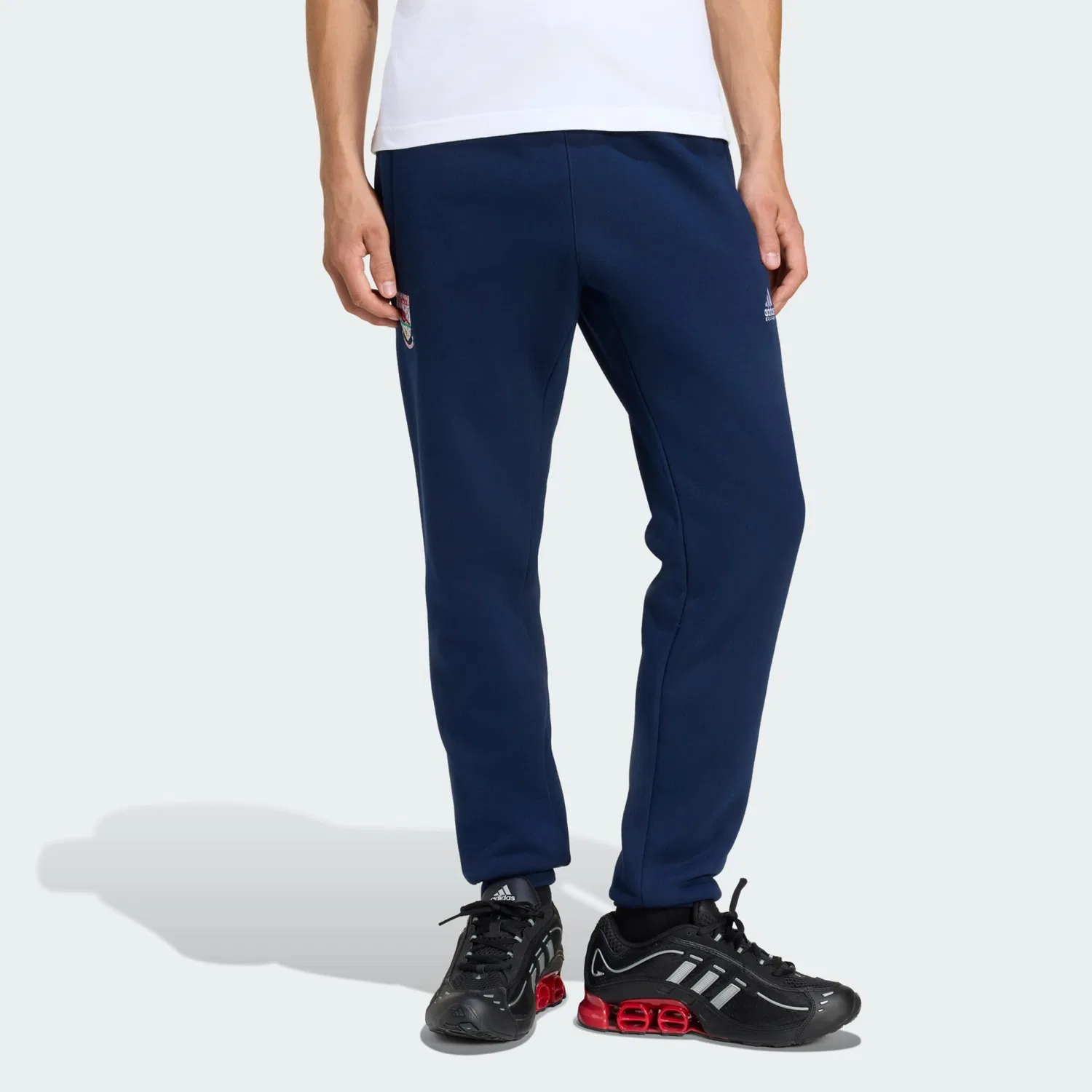 Спортивные брюки Adidas Originals Slim fit FC Arsenal синего цвета — фото 2