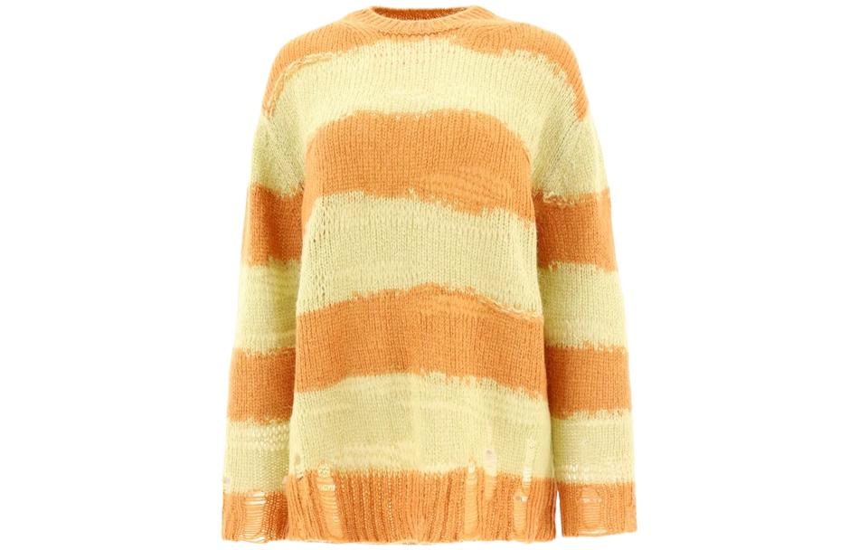 Свитер Женский Коричневый И Желтый Acne Studios — фото 2