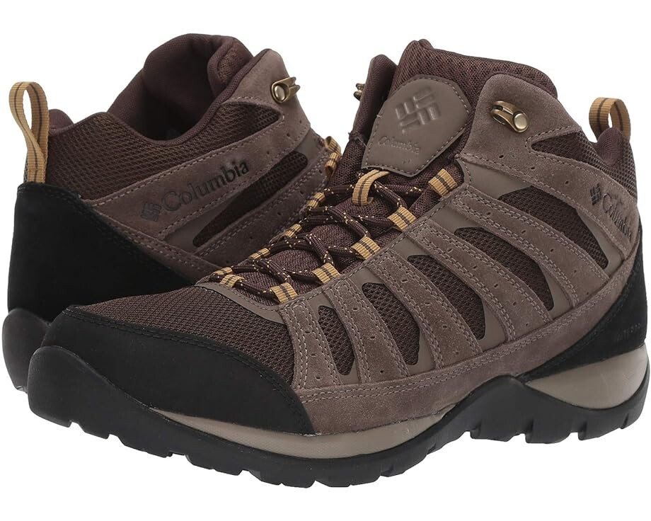 

Походная обувь Columbia Redmond V2 Mid Waterproof, цвет Cordovan/Baker
