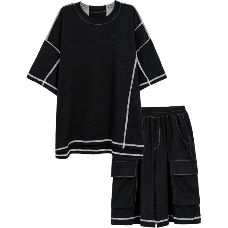 

Детская повседневная спортивная толстовка с круглым вырезом Moderate PROTECTCAMEL, черный