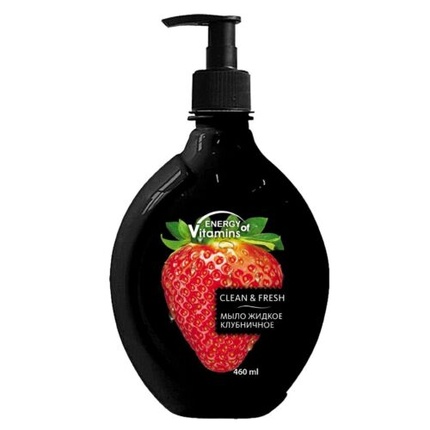 

Жидкое мыло Strawberry Fresh, 460 мл, насос, Energy Of Vitamins