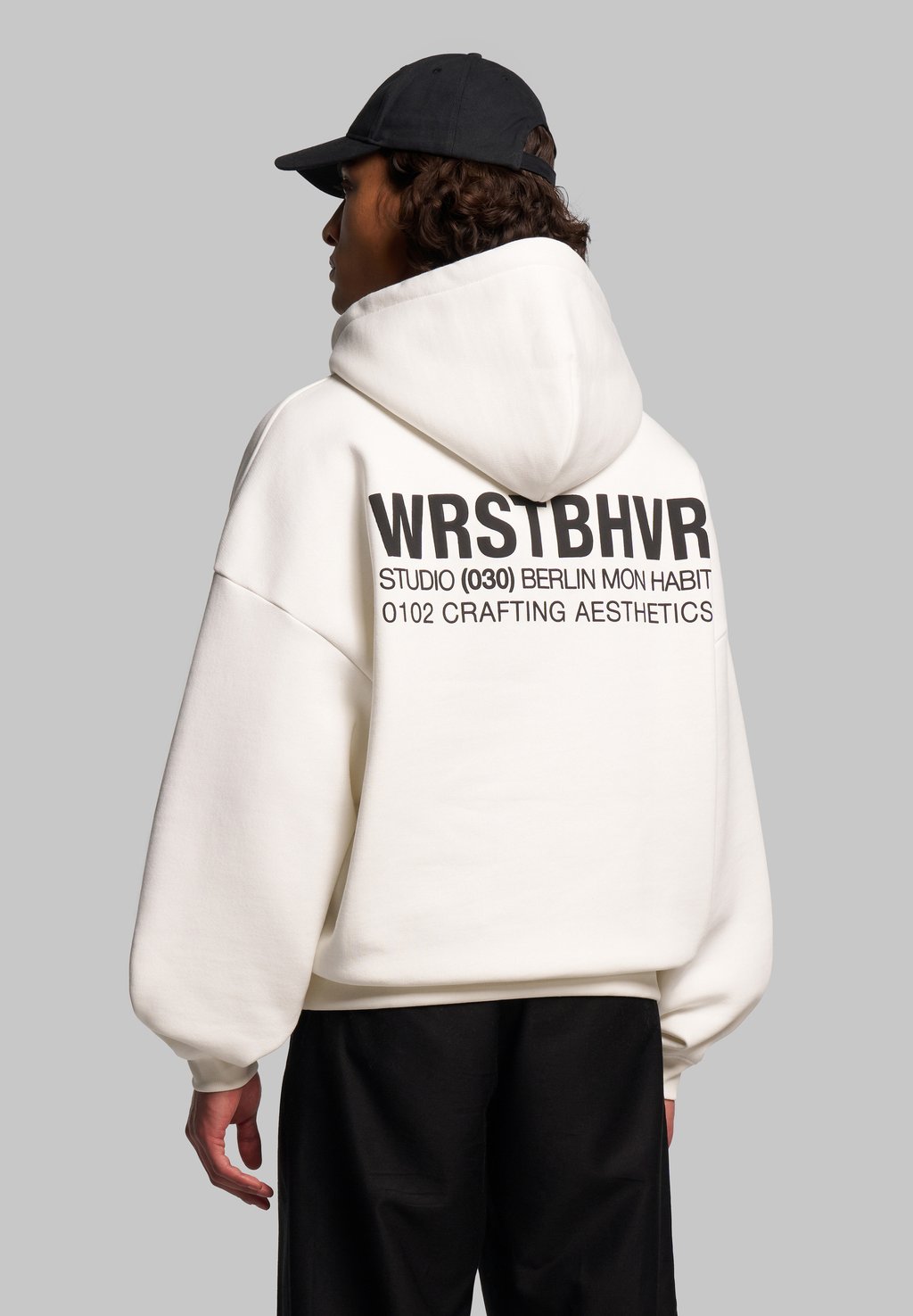 

Толстовка STUDIO V10 con cappuccio WRSTBHVR, белый
