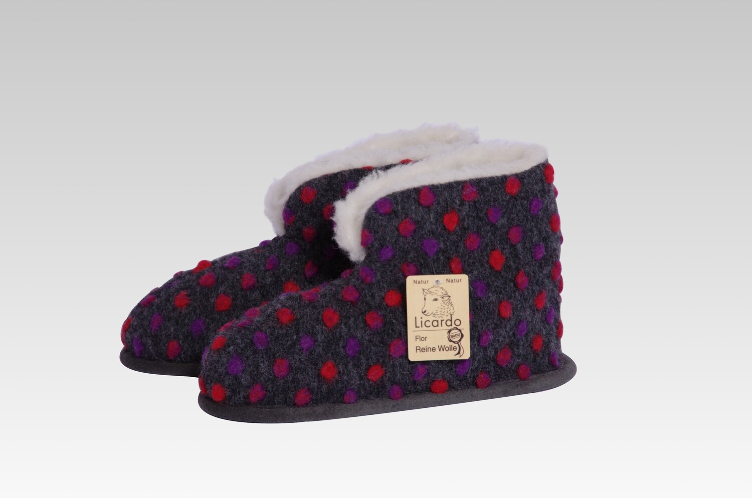 

Тапочки Linke Licardo Wärmende Bettschuhe Boots, антрацит