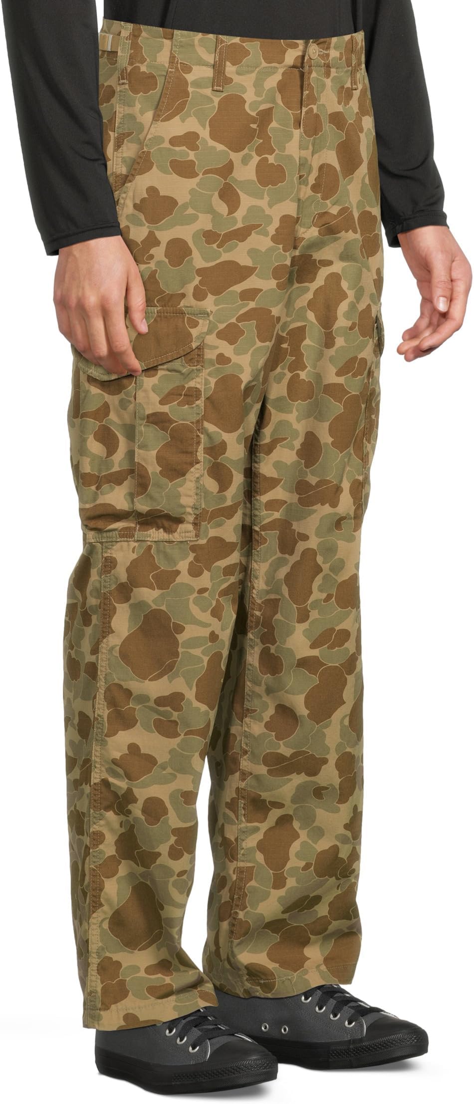 Брюки Levi's Mens Men's Xx Cargo Baggy, Classic Duck Camo Harvest Gold — фото 2