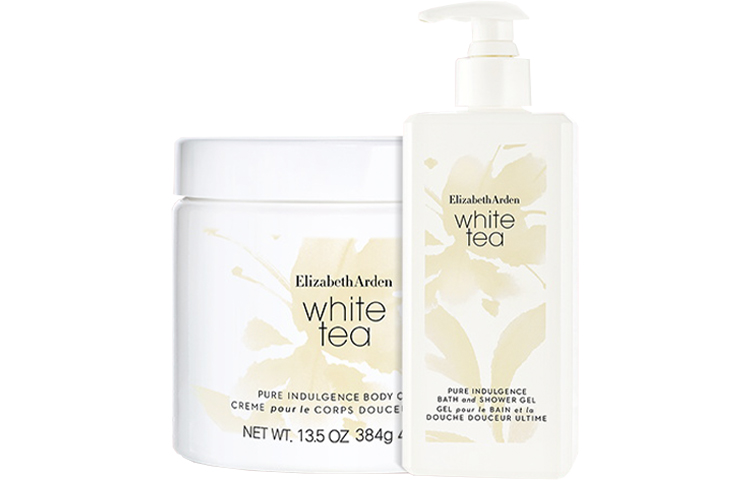 Elizabeth Arden Набор для ухода YILISHABAIYADUN White Tea с успокаивающими свойствами для кожи: крем для тела 400мл + гель для душа 400мл — фото 2