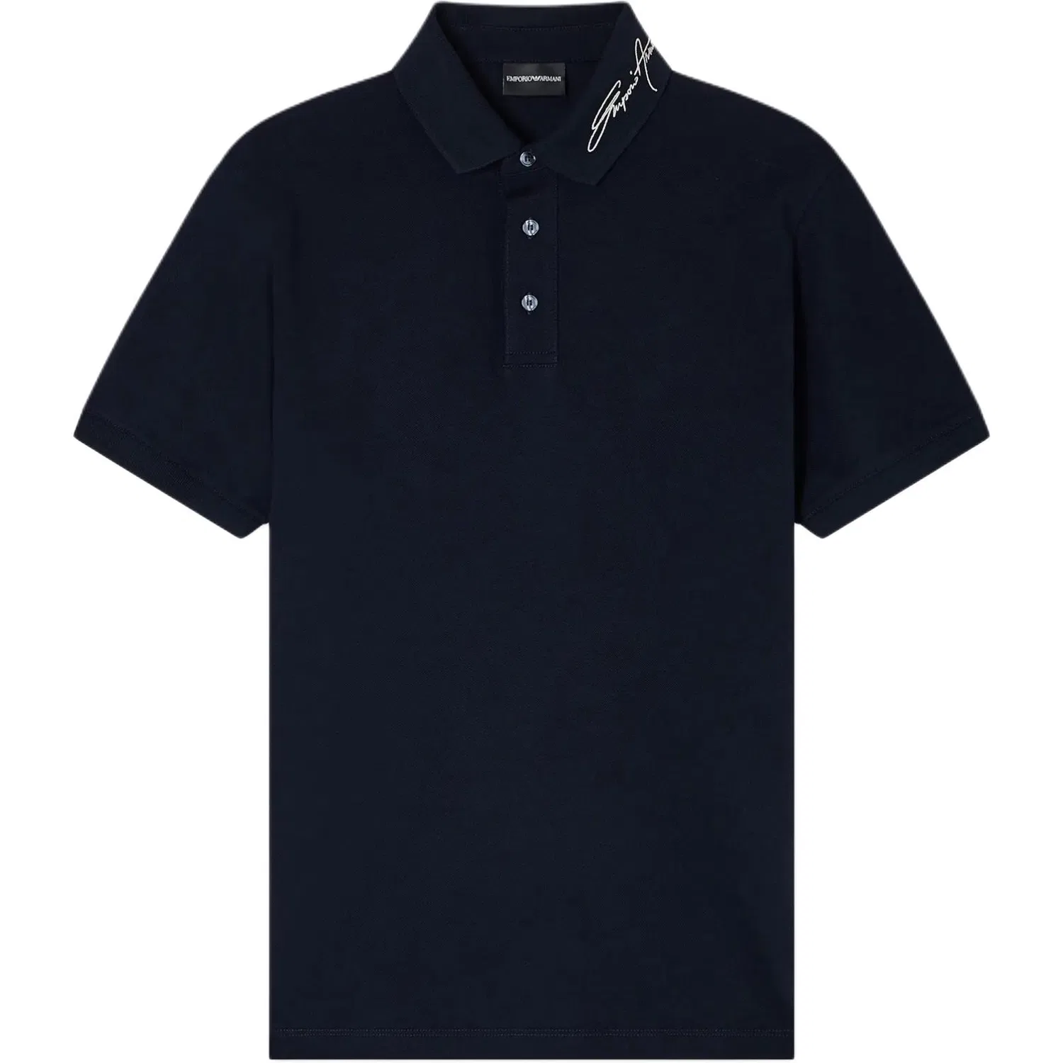 Поло мужское FW25 EMPORIO ARMANI, Marine Blue