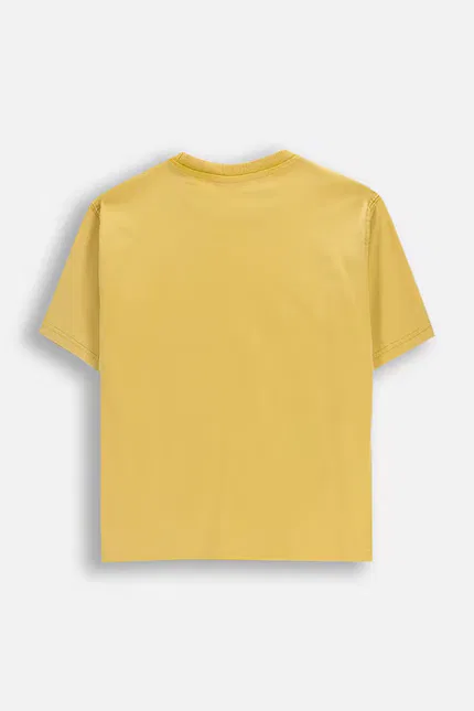 Футболка хлопковая T-shirt Coccodrillo, желтый — фото 2