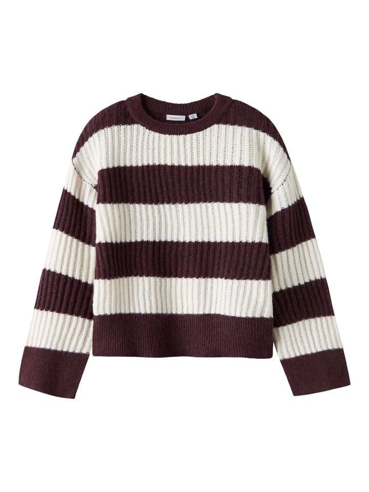 

Name it Вязаный свитер цвета бордо