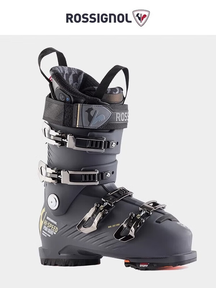 

Rossignol Gold Medal лыжные ботинки 275 (размер 42-43), black, speed pro 110 mv, длина стельки 27.5 см 270-275 см