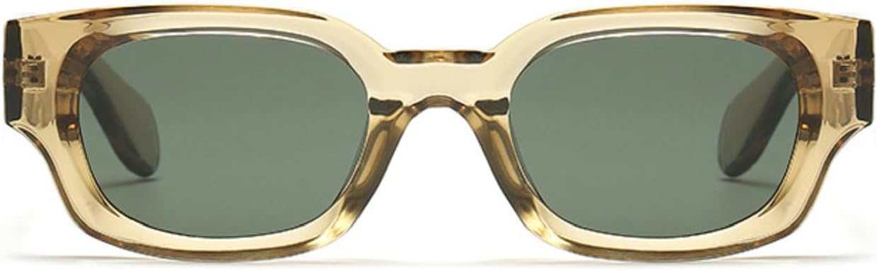 

Ретро-солнцезащитные очки квадратной формы для женщин, модные солнцезащитные очки UV400 для мужчин, трендовые градиентные солнцезащитные очки 19392 Melrose, Yellow Green