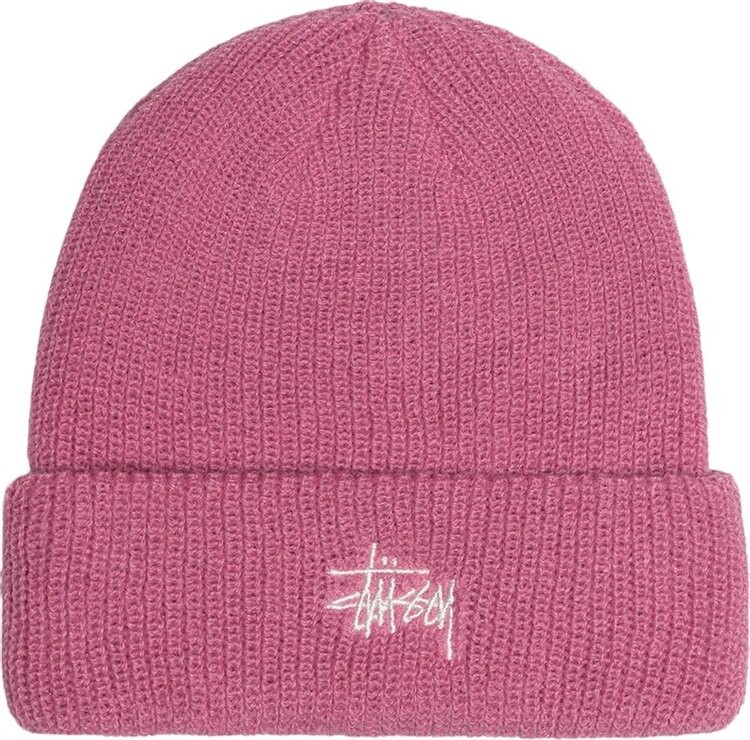 

Шапка Stussy Basic Cuff 'Dusty Pink', розовый